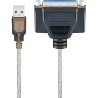 Goobay USB-Druckerkabel, Transparent, 1.5 m