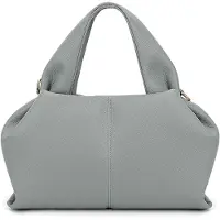 Markenlos Cloud Pouch Bag - Dumpling Clutch Handtasche aus Leder