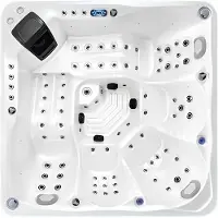 Xl Moebel Gmbh Outdoor-Spa Hot Tub Whirlpool Badefass Thermalwanne Erholungsbecken 210x210 cm