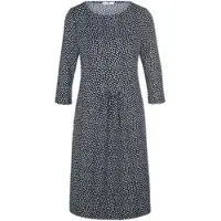 Peter Hahn Jersey-Kleid 3/4-Arm blau
