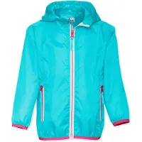 Playshoes 408700_15_164, Regenmantel, Uni, Kind, 2 Taschen, Polyester, Türkis