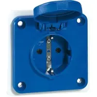 Legrand Halbeinbausteckdose geerdet 230V 16A 3P IP54 Blau P17 - 057672