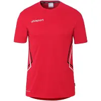 Uhlsport Trainingsshirt "Trainings-T-Shirt Equipe 29 Kids", Kinder, Gr. 164, rot (rot, weiß, schwarz), Obermaterial: 100% Polyester Pol. recyc.., Shirts Trainingsshirt