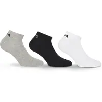 FILA 1100000002199 "UNISEX INVISIBLE PLAIN SOCKS" 3 Stk. tlg. mit eingestricktem Logo an der Ferse
