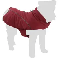 Flamingo Winterjas Ragna Rot – A:45cm B:36-44cm C:58-64cm, Weiches Fleece, Refle
