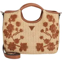 GUESS Kirsten Mini Satchel - Henkeltasche 24 cm (caramel)