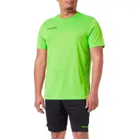 Uhlsport Herren Trikot und Shorts Set Score Kit, Fluo grün/schwarz, XXL, 1003351