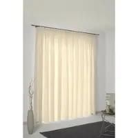 Wirth Vorhang "Umea" Gr. 2, beige (hellbeige), B:132cm H:175cm, Jacquard, Polyester, Gardinen, Vorhang