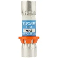 Eaton TPA-10 Sicherungseinsatz, Telekomm., 10 A, DC 170 V, 15 x 38 mm, UR, mit Kennmelder TELPOWER ALARM FUSE TPA-10 TPA10 - 10 Stück