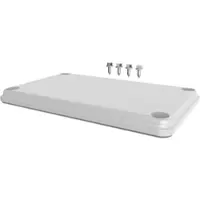 Eaton EP-501501 Flanschplatte, IP55, Isolierstoff, Blindflansch mit Vorprägungen für F3A-2K-M32/16 EP501501