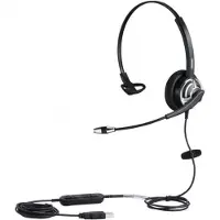 ALLNET 8805-8.1MS, Kabelgebunden, Büro/Callcenter, Kopfhörer, Schwarz