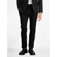 Lerros Baukastenhose "Herren Anzughose mit Stretchanteil, gerade geschnitten", Herren, Gr. 48, schwarz, 49% Viskose, 29% Polyester, 20% Wolle, 2% Elasthan, Hosen Baukastenhose