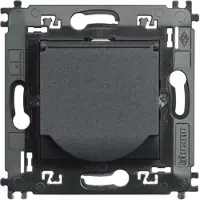 Legrand L4141MAP Steckdose + Klappd. SL ANTHR.