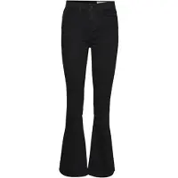 Noisy May Sallie Flare Hochtaillierte Jeans Schwarz 29 / 30 Damen Schwarz 29