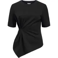 Object Asymmetrisches Gerafftes T-shirt