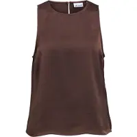 Object Satin High-neck Oberteil