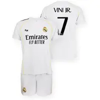 Real Madrid Kinder-Set 1. Team 25-26, offizielle Replik Vinicius – Größe 6 Jahre