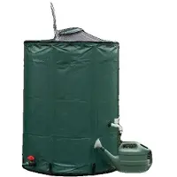 OEM Faltbarer Fassbehälter, 250L Kapazität, langlebiges PVC-Design, Grün