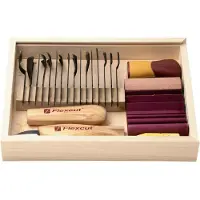 Flexcut Deluxe Starter Set 21-Piece SK108, Holzschnitz-Set