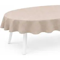 BC-Agentur Bestlivings Gartentischdecke ( 140x180cm / Taupe ) Weichschaum – wetterfeste Outdoor Tischdecke mit Paspelband, rutschfest & abwischbar – ideal für Garten, Balkon & Terrasse