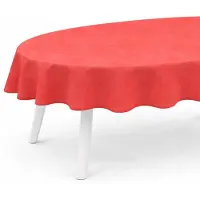 BC-Agentur Bestlivings Gartentischdecke ( 140x180cm / Rot ) Weichschaum – wetterfeste Outdoor Tischdecke mit Paspelband, rutschfest & abwischbar – ideal für Garten, Balkon & Terrasse