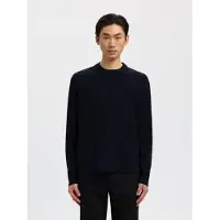 Selected 1100000002199 "SLMTELLER FN CREW NECK NOOS" Viskosemischung, regular fit