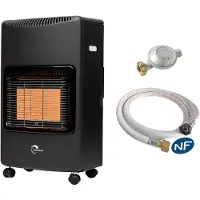 Sannover Gasheizofen Infrarot Loros 4200 W + Verbindungsset