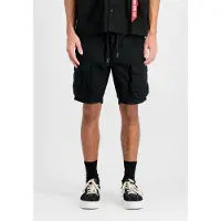 Alpha industries Shorts "Aloha Safari Shorts", Herren, Gr. 30, Normalgrößen, schwarz, Obermaterial: 80% Baumwolle, 20% Viskose, Hosen Shorts