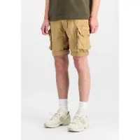 Alpha industries Shorts "Crew Short", Herren, Gr. 33, Normalgrößen, beige (sand), Obermaterial: 98% Baumwolle, 2% Elastan. Futter: 100% Baumwolle, Hosen Shorts