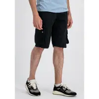 Alpha industries Shorts "Alpha Short", Herren, Gr. 34, Normalgrößen, schwarz, Obermaterial: 100% Baumwolle, Hosen Shorts