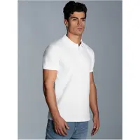 Trigema Poloshirt "Slim Fit Poloshirt aus DELUXE-Piqué", Herren, Gr. XL, weiß, Piqué, 100% Baumwolle, Basic, normal, ohne Ausschnitt, Shirts Poloshirt