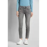 Bugatti 5-Pocket-Jeans "Basic Essential", Damen, Gr. L34, Langgrößen, grau, 81% Baumwolle, 9% Polyester, 6% Elastomultiester, 4% Elasthan, Jeans 5-Pocket-Jeans, mit Flexcity-Stretch
