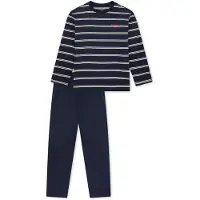Schiesser Schlafanzug Cotton in Nachtblau | Gr.: 152