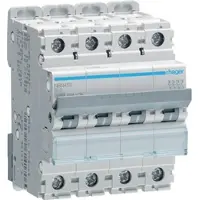 Hager HAG NBN413 Leitungsschutzschalter 4 polig 10kA B-Charakteristik 13A 4 Module