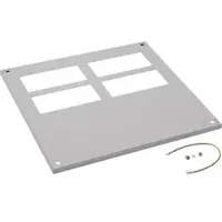 Hager FZ742D Verschlussplatte geöffnet für Schrank univers, IP54, SKI, 20 x 600 x 600 mm