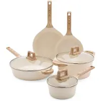GreenChef GreenLife Arte 8-teiliges Keramik-Antihaft-Kochgeschirrset, Induktionsgeeignet,