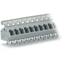Wago 256-418/334-000 Leiterplattenklemme,Drücker,2,5 mm2,grau 256418334000 - 10 Stück