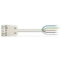 Wago 771-9995/206-602 konfektionierte Anschlussleitung,Eca,Stecker/offenes Ende,weiß 7719995206602