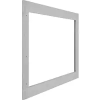 Hager FZ296N Ausgleichsrahmen 1045x1045x22mm, zur Vergrösserung Wandabstand