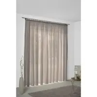 Wirth Vorhang "Sunday", braun, B:142cm H:315cm, Jacquard, Baumwolle, Polyester, Gardinen, Vorhang, nach Maß