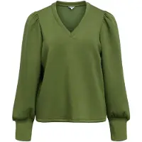 Object V-ausschnitt Puffärmel Pullover