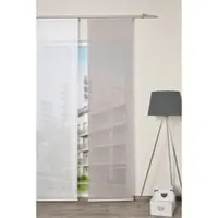 Vision S Schiebegardine "ROM", beige (taupe), B:60cm H:245cm, Polyester, Gardinen, Schiebegardine, Schiebevorhang, Uni, Bambus