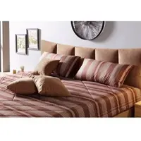 Westfalia Dekokissen, braun (braun, gemustert unifarben), B:40cm L:40cm, Polyester, SCHLAFKOMFORT, Dekokissen_Sitzkissen_Kissenhüllen, Dekokissen, 5-teilig