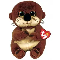 TY Stofftier Otter Mitch 15 cm Kuscheltier Beige