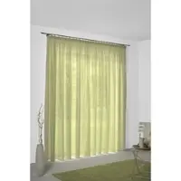 Wirth Vorhang "Sunday", grün, B:142cm H:285cm, Jacquard, Baumwolle, Polyester, Gardinen, Vorhang, nach Maß