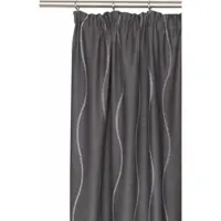 Wirth 1100000002199 "Sepino" Gr. 5, grau, B:132cm H:255cm, Jacquard, Obermaterial: 75% Polyester, 25% Baumwolle, Gardinen, 1100000002199