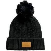 Bleubird Bobble Beanie (rpet) - Black black ONE SIZE