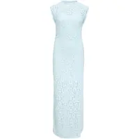 Object Fitted Spitzen Maxikleid