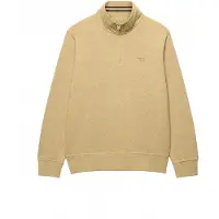 Superdry für Herren. M2014700A Graues Sweatshirt mit halbem Reißverschluss Essential Serif Logo Half (L), Lässig, Baumwolle