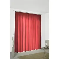 Wirth Vorhang "Felsted" Gr. 5, rot, B:132cm H:255cm, Jacquard, Polyester, Gardinen, Vorhang